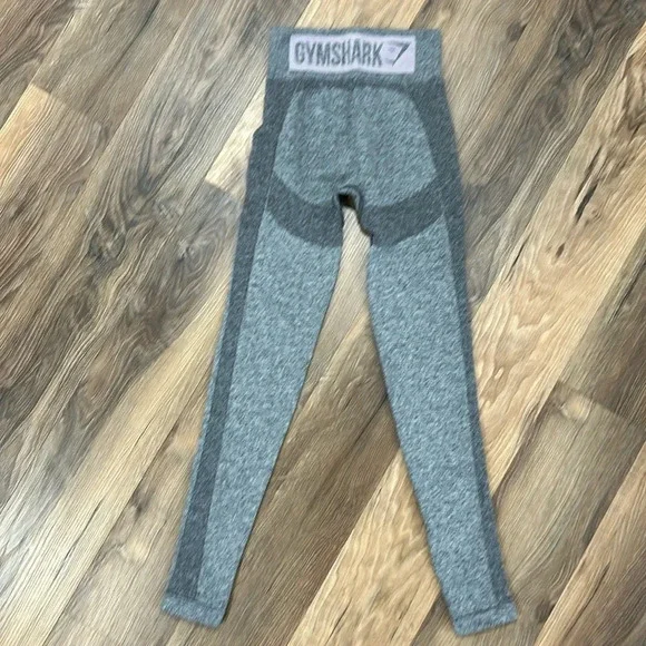 Gymshark Gray and purple leggings. Unknown size see measurements maybe XS - Picture 1 of 16